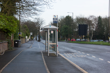 Birmingham cycle superhighway bus stop bypass