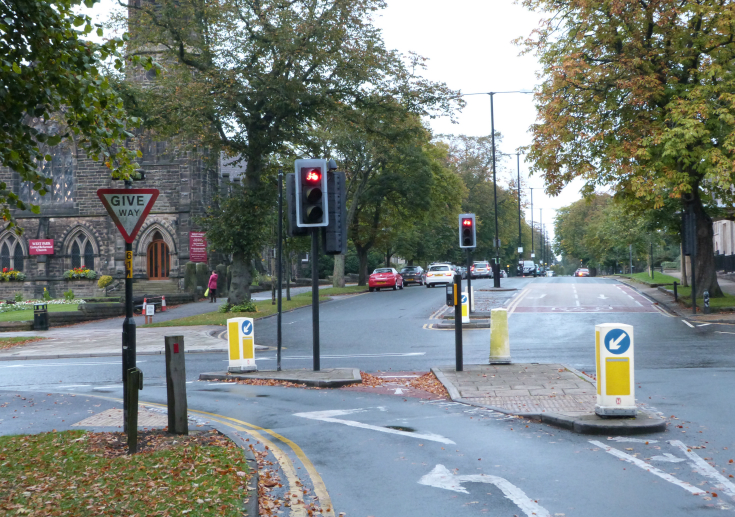 Cyclist traffic lights, Beech Grove