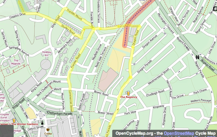 Map showing Franklin Mount