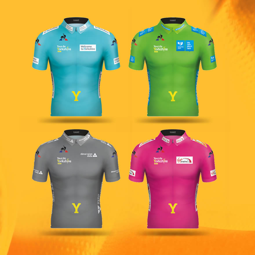Tour de Yorkshire 2017 jerseys