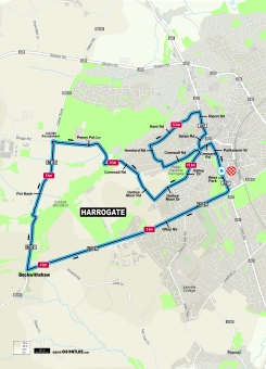 UCI Yorkshire Worlds Harrogate circuit