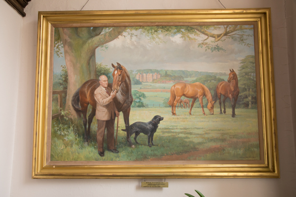 Painting featuring Marcus Wickham-Boynton at Burton Agnes Hall