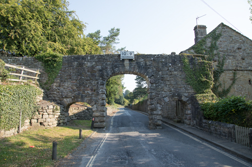 Archway on the B6160 at Bolton Abbey