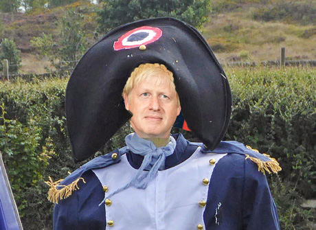 Boris Johnson as Napoleon