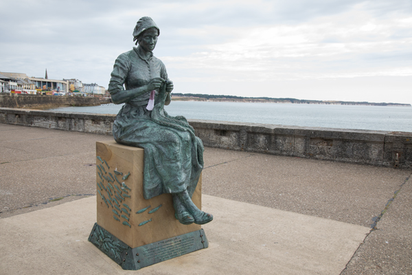 Gansey Girl, Bridlington harbour