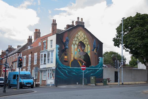 Gansey Girl mural