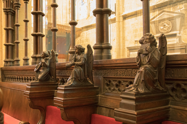 Choir stalls at Bridlington Priory