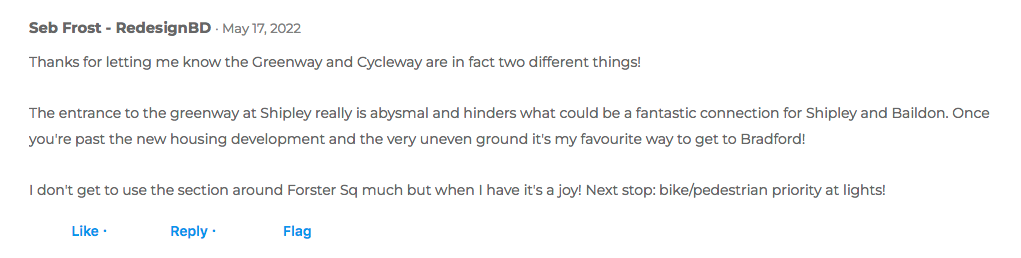 Canal Road comments 4