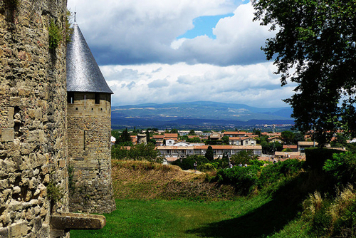 View from la Cité, Carcassonne