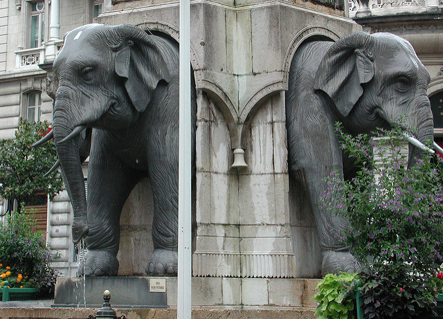 Fontaine des Eléphants, Chambéry