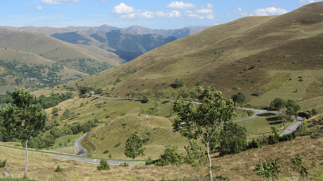 Col de Peyresourde milepost