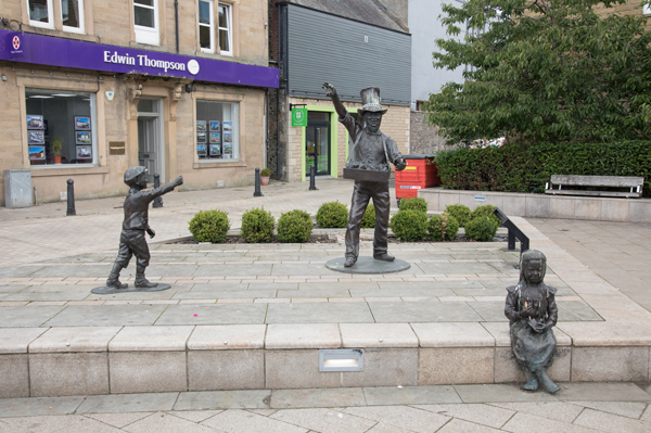 Coulter's Candy statue, Galashiels