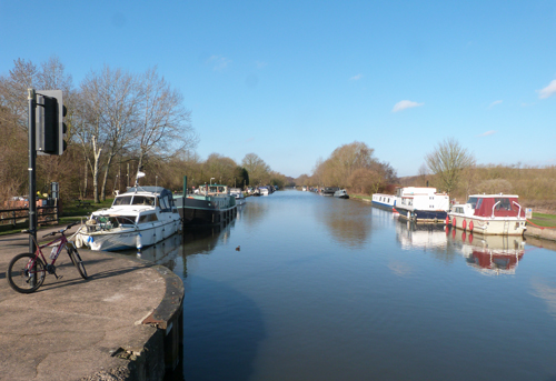 View from Woodlesford Lock