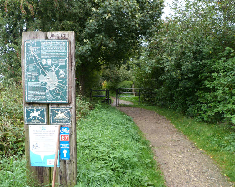 Harland Way cycle route, Spofforth Harland Way cycle route, Spofforth