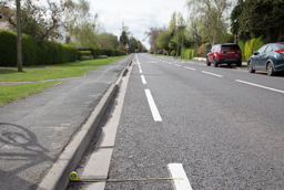 Cycle lanes in Haxby