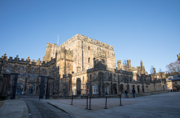 Lancaster Castle courtyard