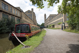 Canal towpath near Saltaire