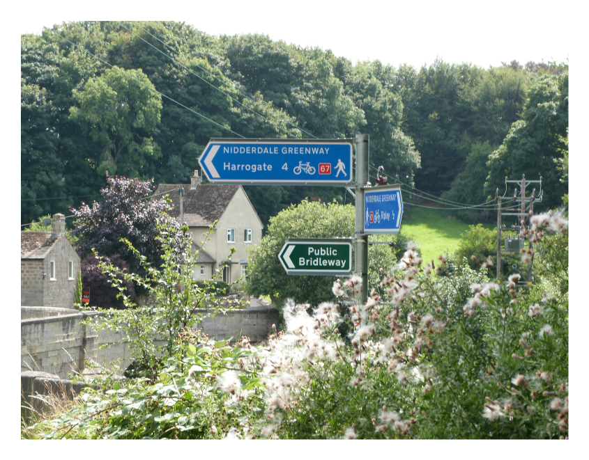 Sustrans cycle route signs Sustrans cycle route signs