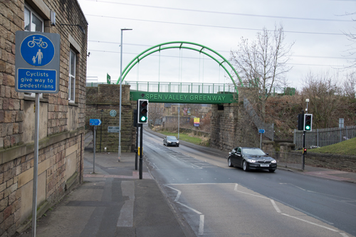 Bridge on the Spen Valley Greenway