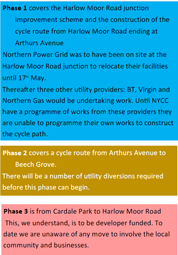 Otley Road Cycleway timetable