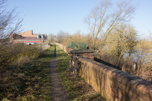 Ouse Wall path, Selby