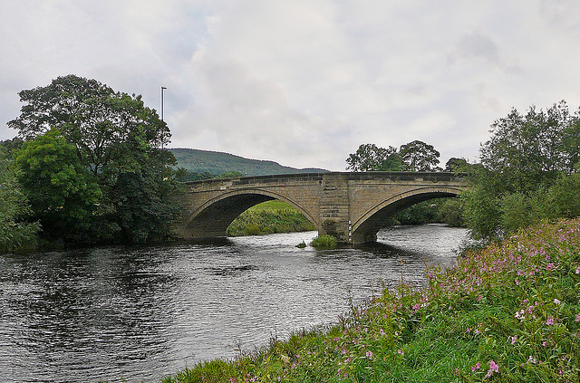 Pool, bridge over the Wharfe