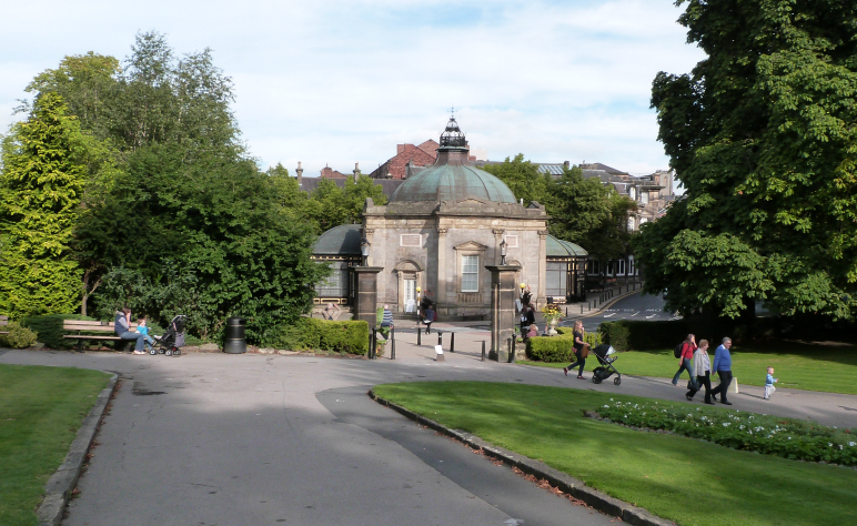 Royal Pump Room from Valley Garden