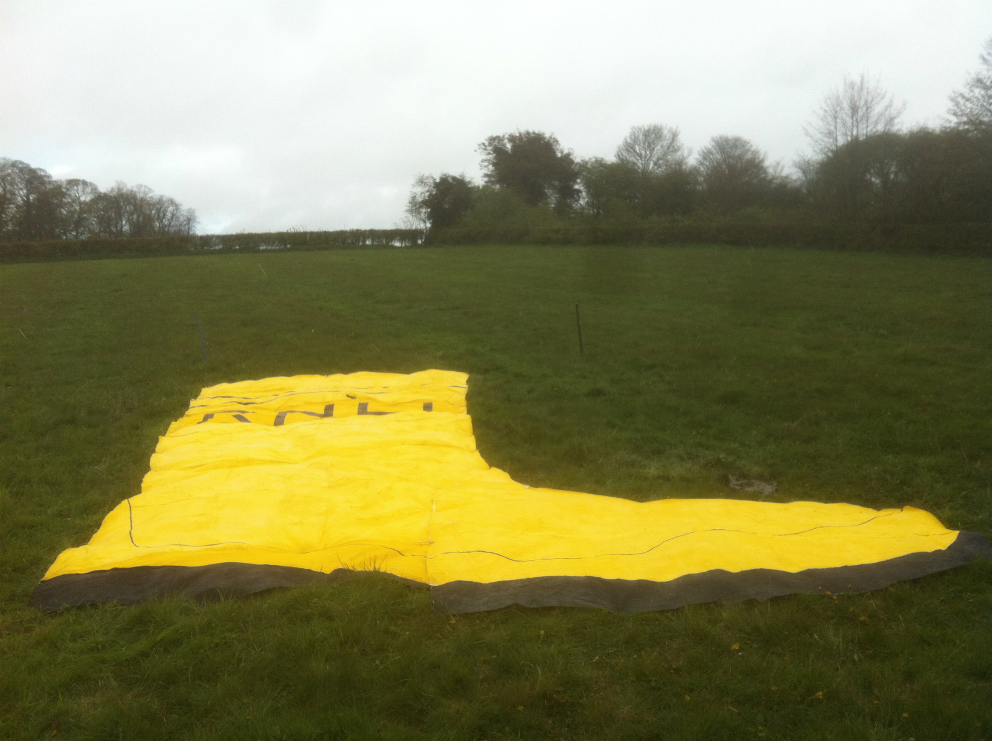 RNLI yellow welly, Thorp Arch