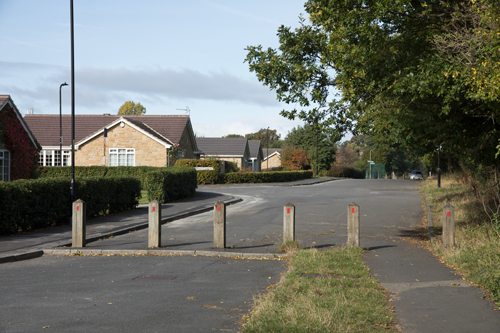 Bollards creating an LTN 1/20