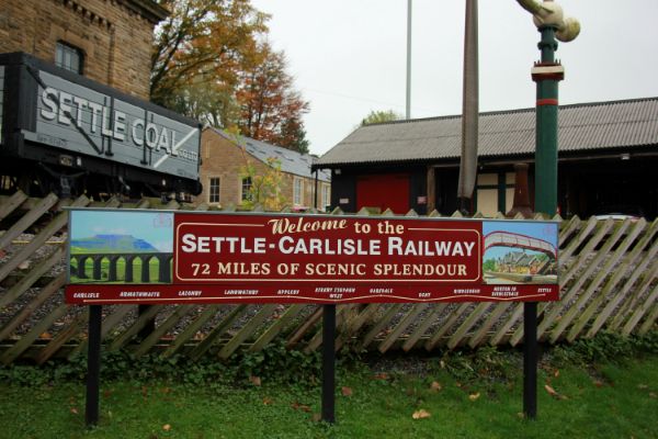 Settle Carlisle railway sign