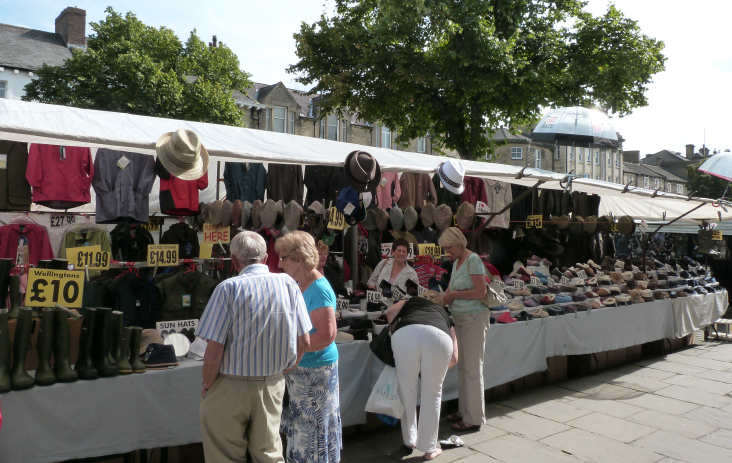 Market on Skipton High Street