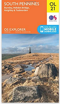 South Pennines OS Explorer map 21