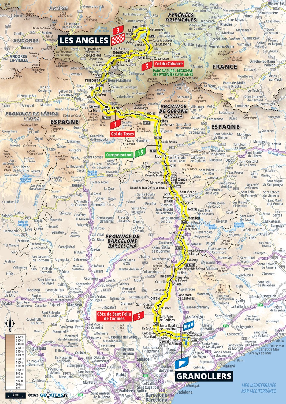 Stage 3 TDF 2026 map