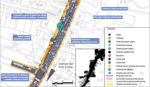 Extract of design for TCF Tadcaster Road, York