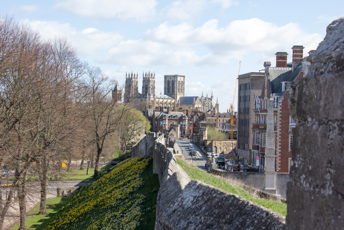 York city walls and minster