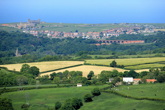 View of Whitby from the A169