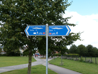 Cycle signs in York