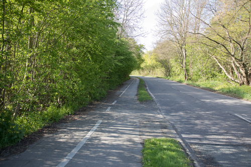 Cycle and footpath by the B1363