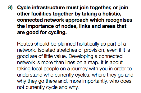 Summary Principle 8, LTN 1/20