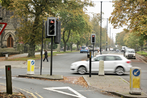 Beech Grove to Victoria Avenue, left turn only for drivers