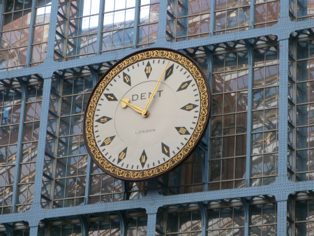 Clock at St Pancras