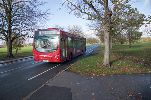 Bus on Oatlands Drive