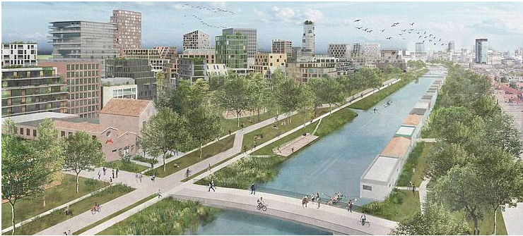 Visual of proposed Merwede neighbourhood, Utrecht