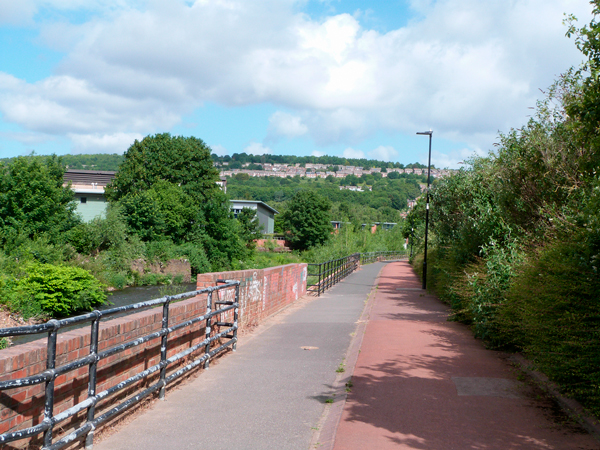 Example of level difference in Sheffield