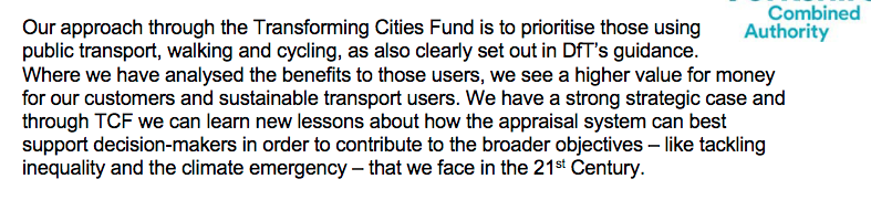 Paragraph from 2019 TCF bid letter