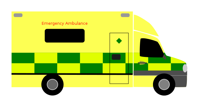 Ambulance, public domain image