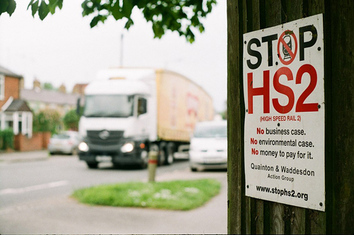 Stop HS2 poster, by John Winder, CC BY-SA 2.0