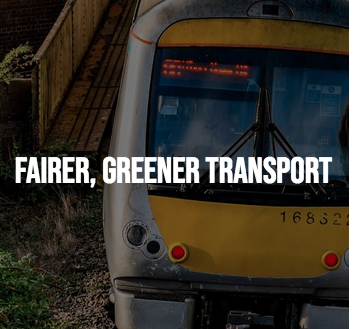 Green Party manifesto 2024, transport section