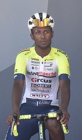 Biniam Girmay, by René Hourdry, CC BY-SA 4.0