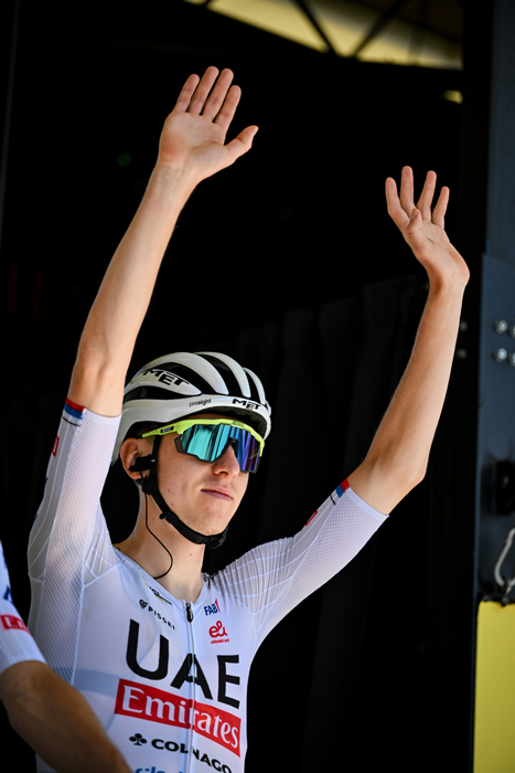 Tadej Pogacar, by ASO/Billy Ceusters